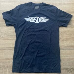 Straight Down Navy Blue Shirt Size Small